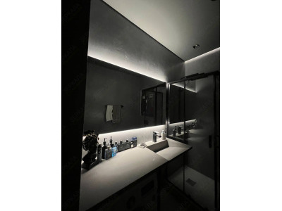 Выполненная работа: зеркало для ванной комнаты с внутренней подсветкой Прайм